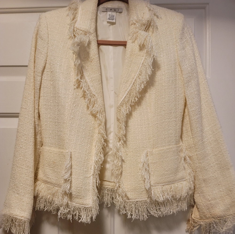 Cabi fringe jacket